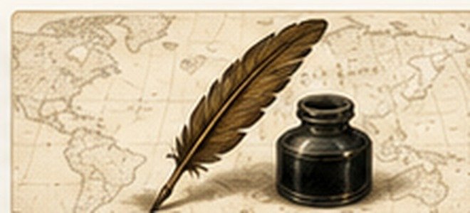 Vintage map-style illustration for Freelancing & Services